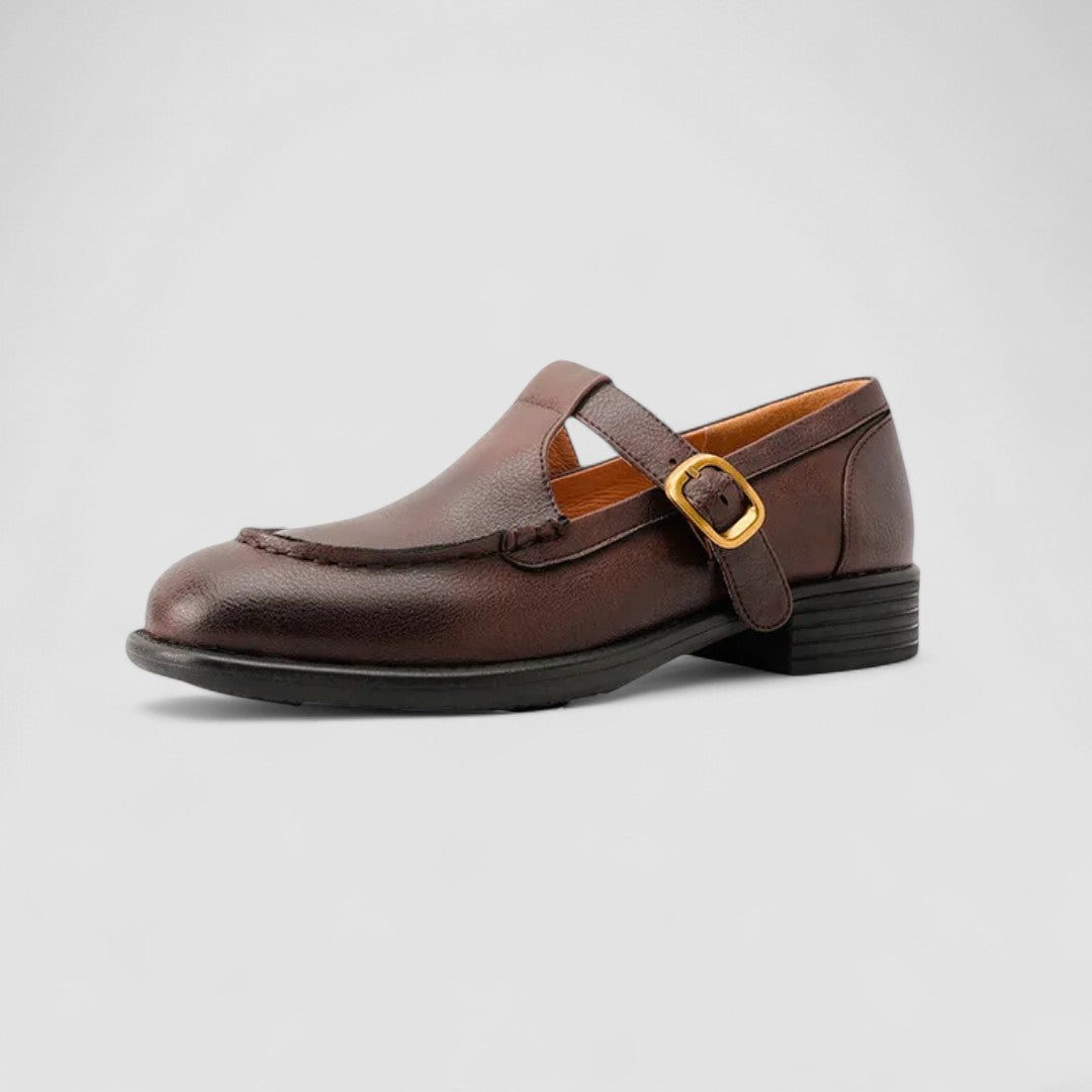 Zhelynne | Zapatos Mary Jane ortopédicos con punta cuadrada