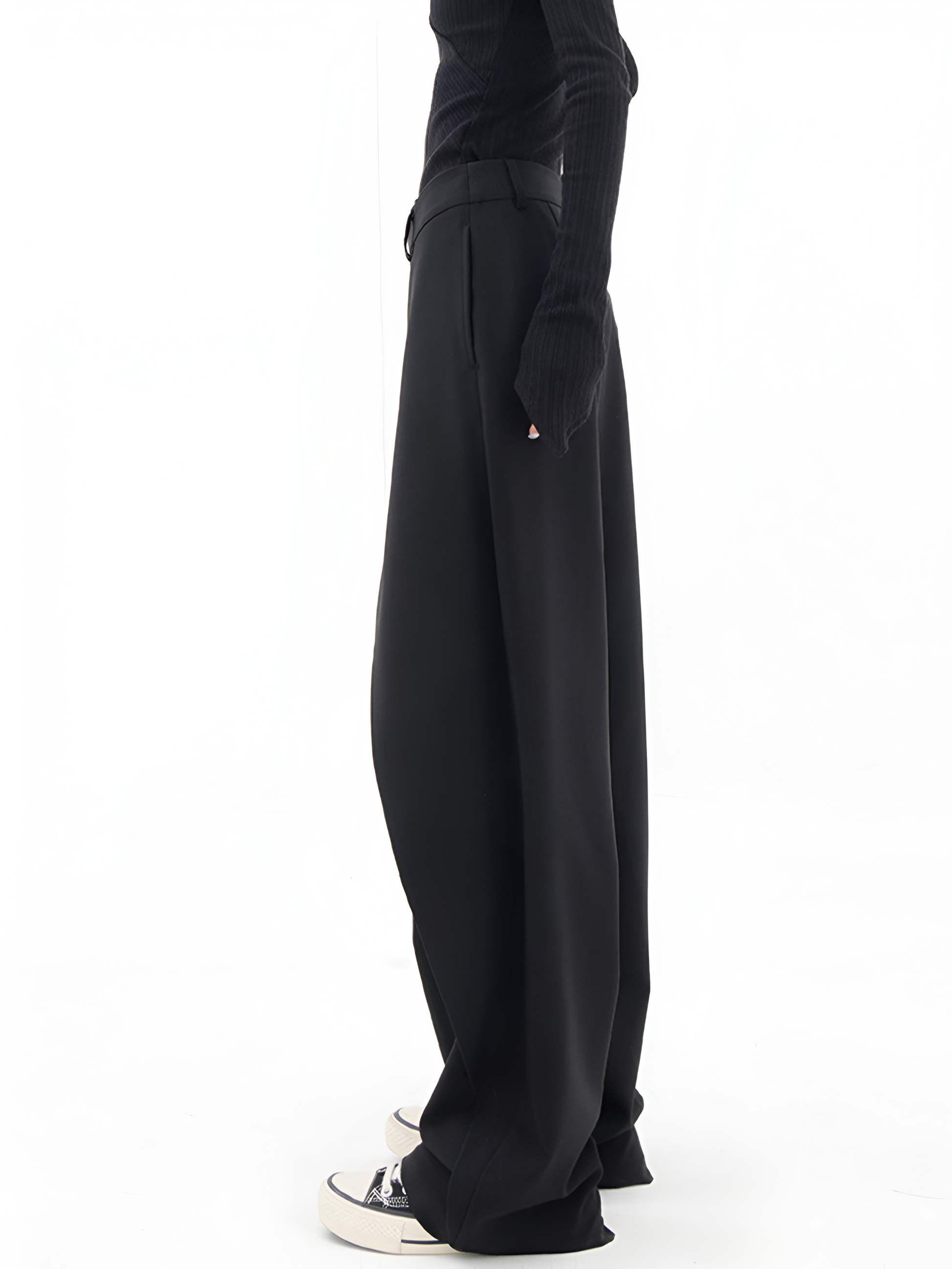 Natalie - Pantalón de Cintura Alta Moderna