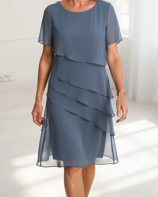 Linda™ - Elegante vestido de volantes cómodo
