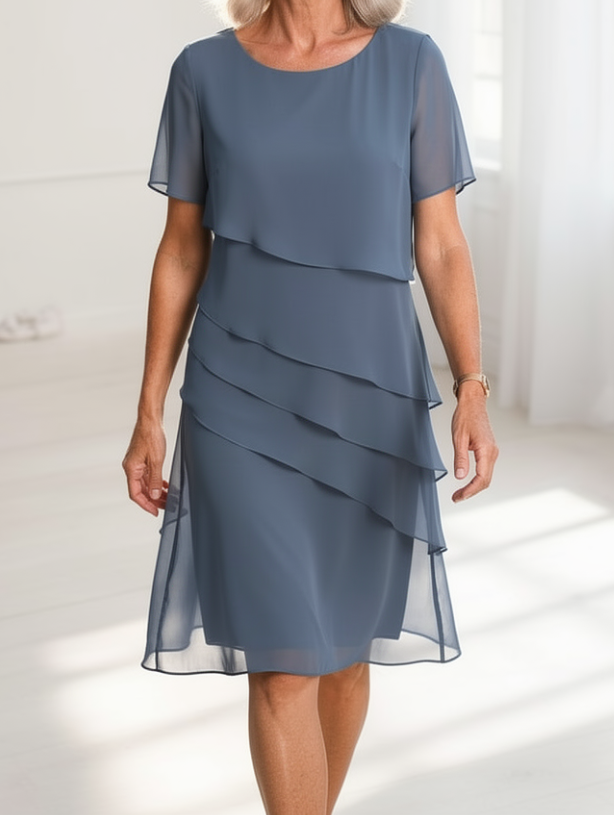 Linda™ - Elegante vestido de volantes cómodo