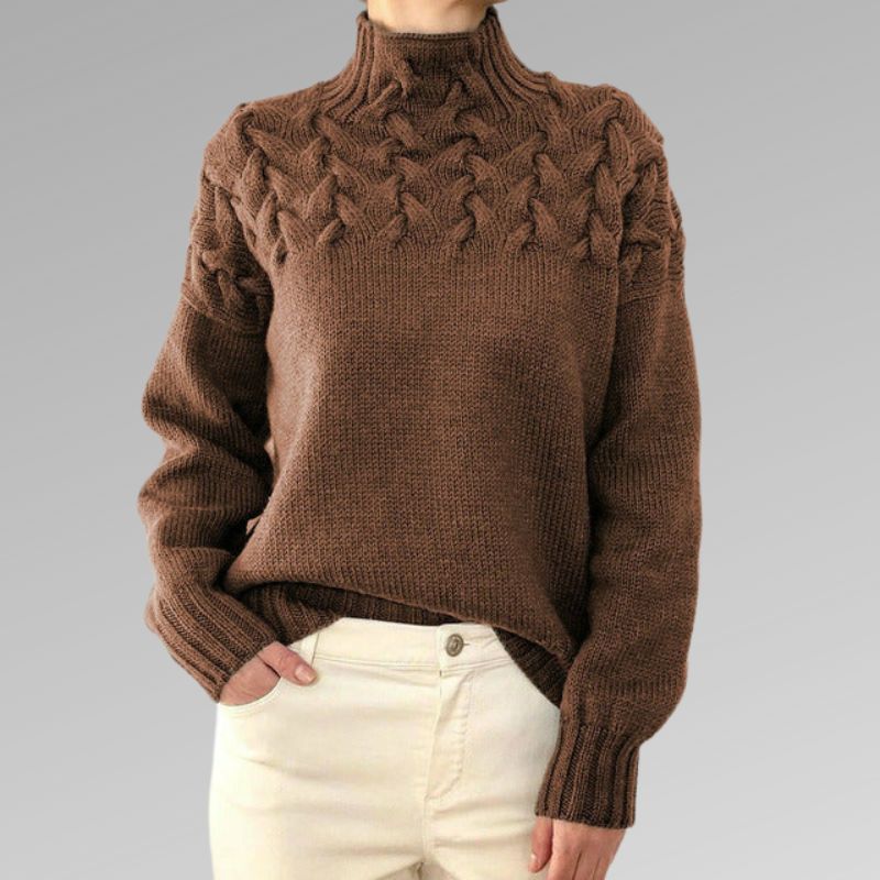 Zayla™ Elegante y Cálido con Cuello Alto