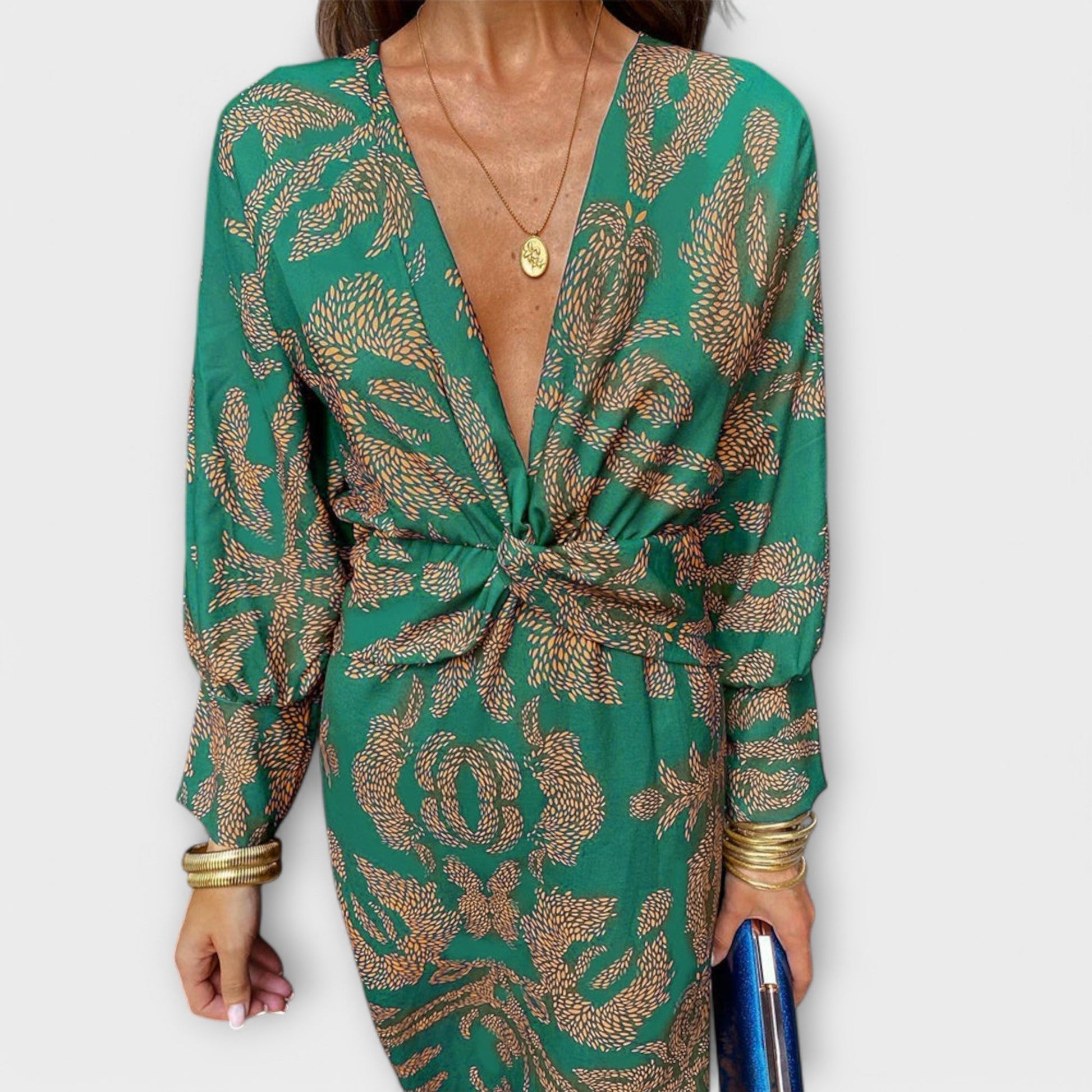 Oriana - Vestido Elegante de Mangas Largas