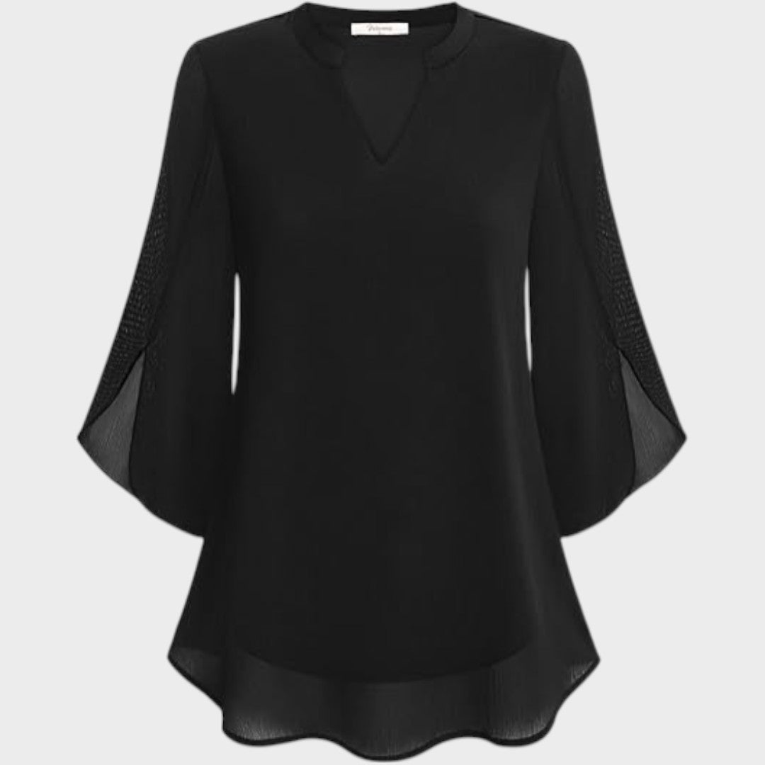 CLAUDIA – BLUSA DE FLUJO ELEGANTE