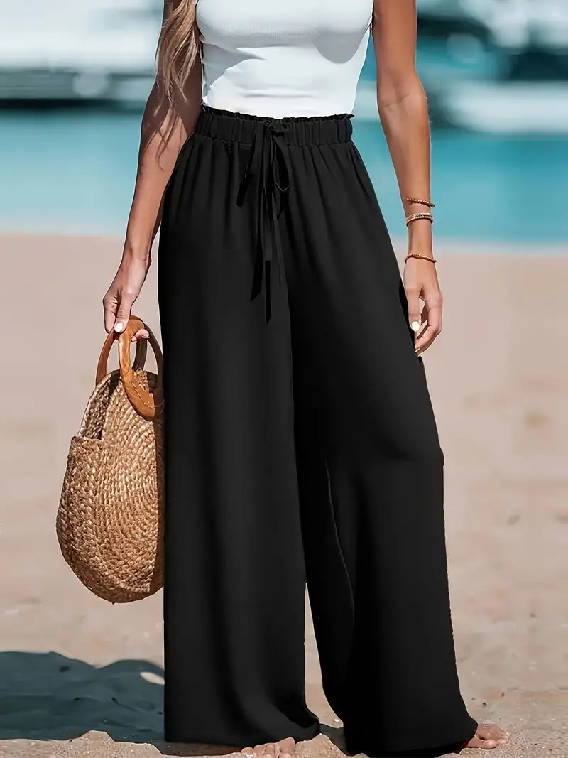 Thea - Pantalones oversized lisos