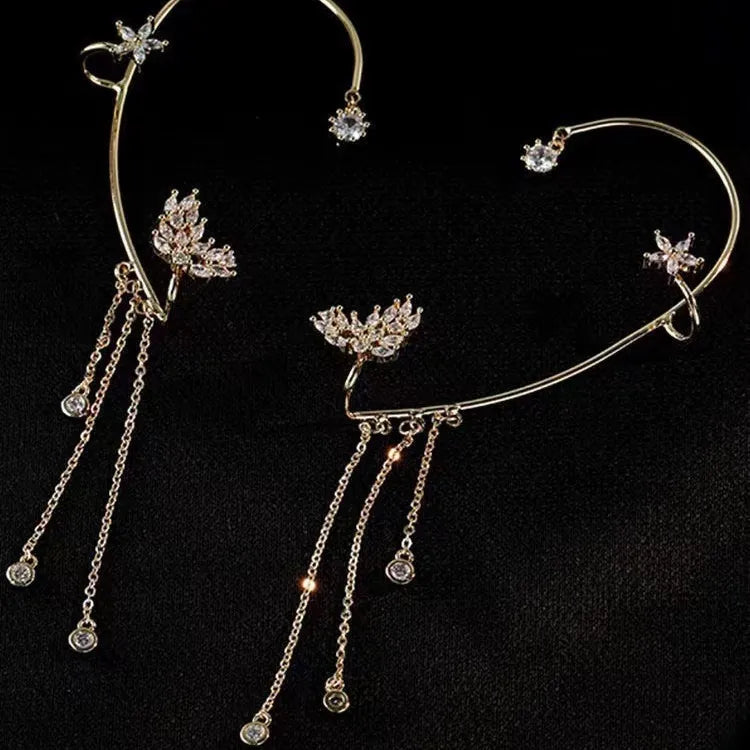 LumiStar – Pendientes de Borla Brillantes