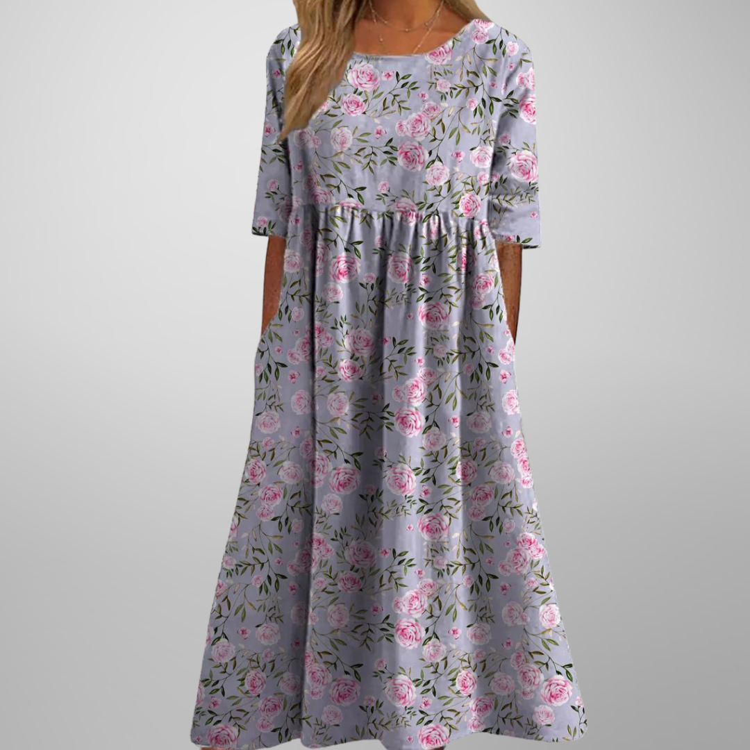 Lily | Vestido Floral Suelto y Cómodo