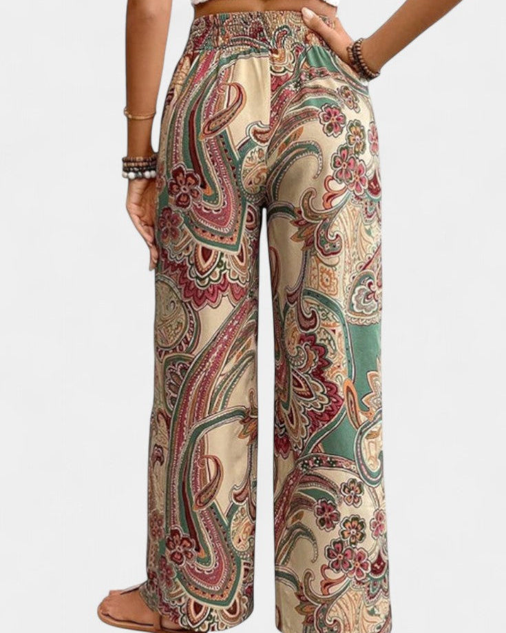 Vitoria Pantalones de Verano de Pierna Ancha