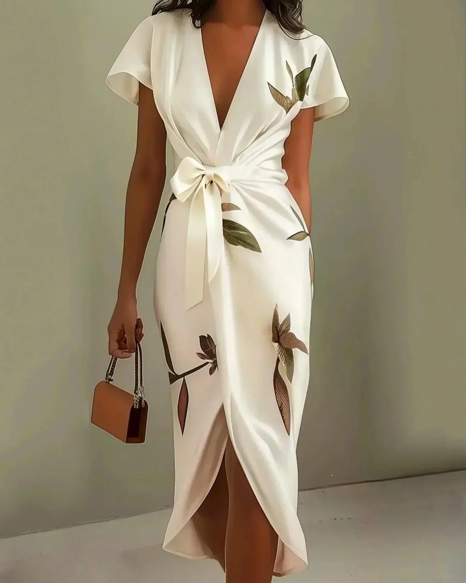 Aislinn | Vestido Midi Floral Envueltos