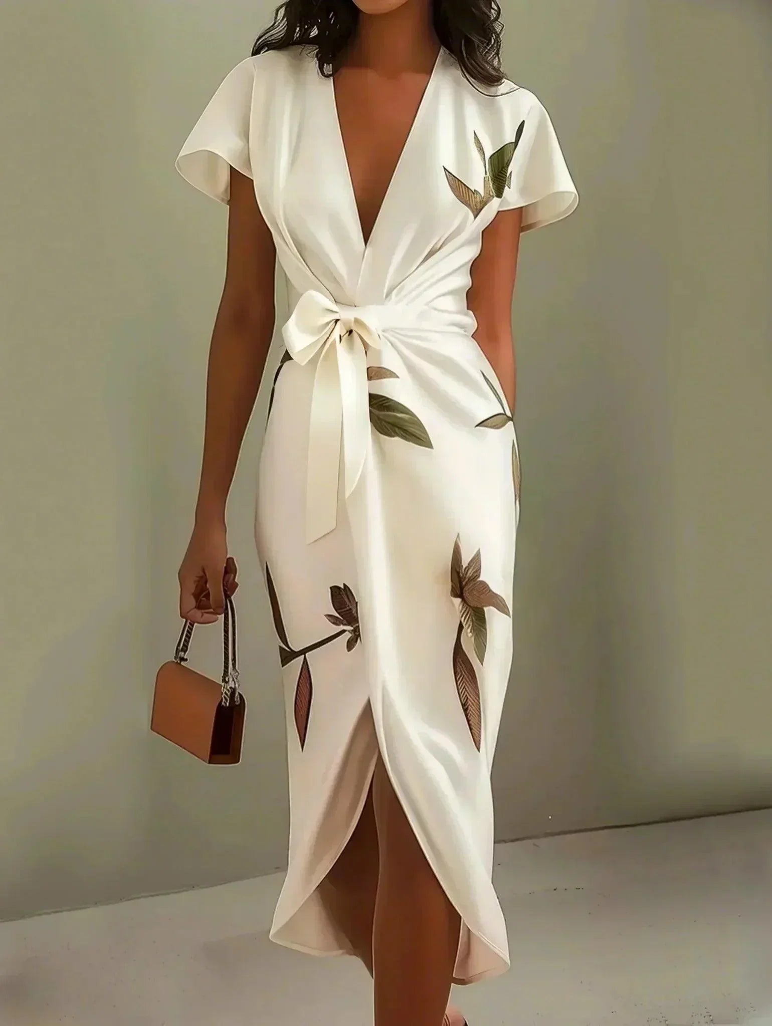Aislinn | Vestido Midi Floral Envueltos