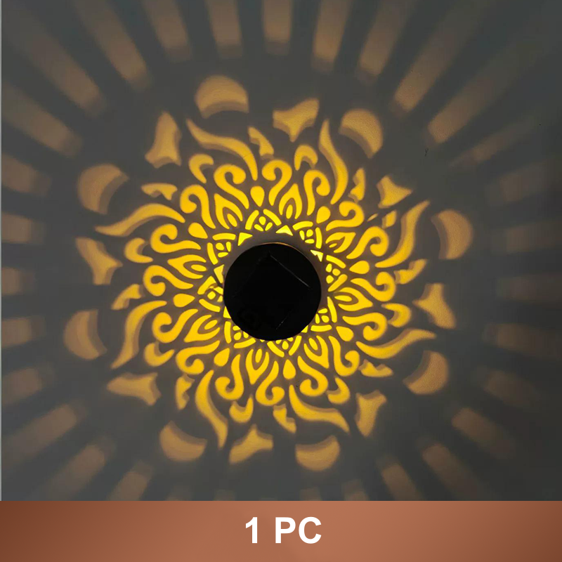MandalaGlow — Lámpara Solar de Jardín |