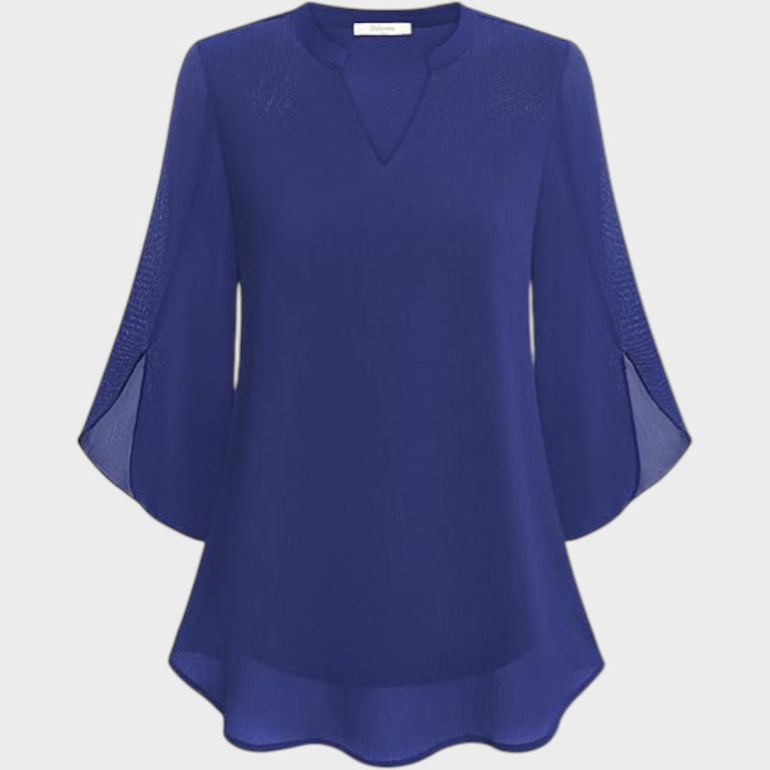 CLAUDIA – BLUSA DE FLUJO ELEGANTE