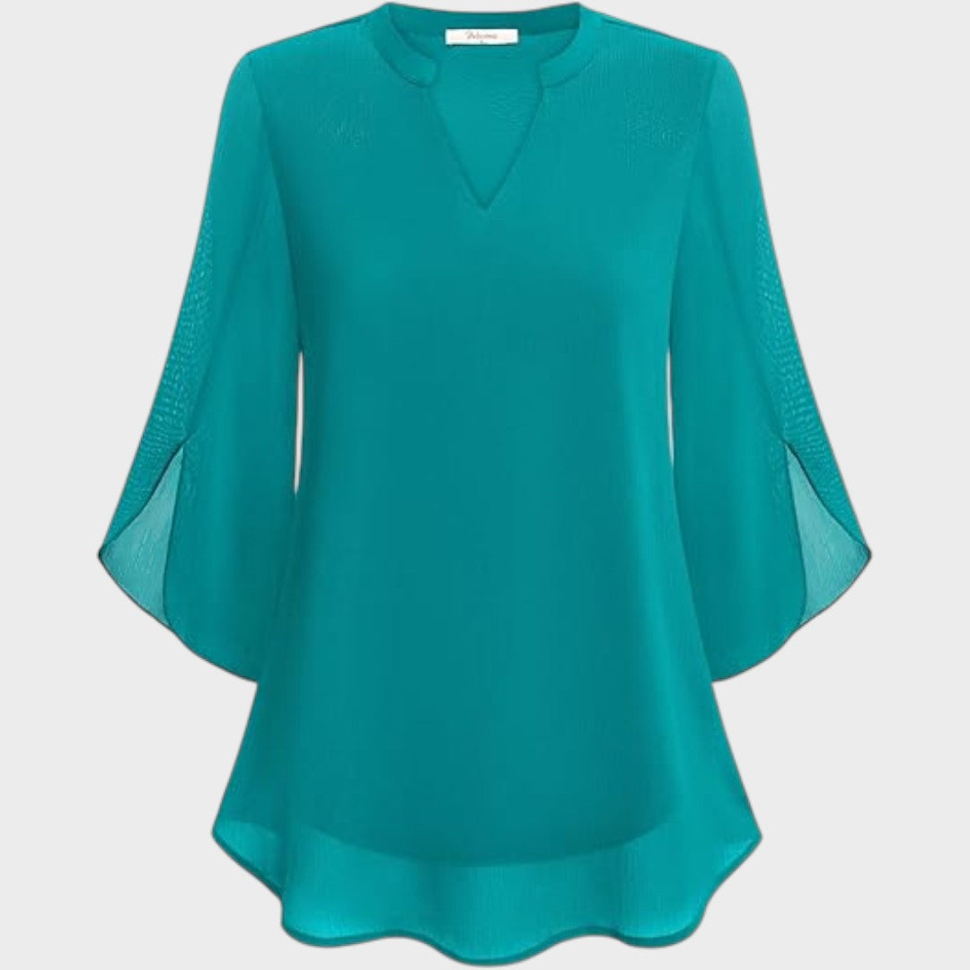 CLAUDIA – BLUSA DE FLUJO ELEGANTE