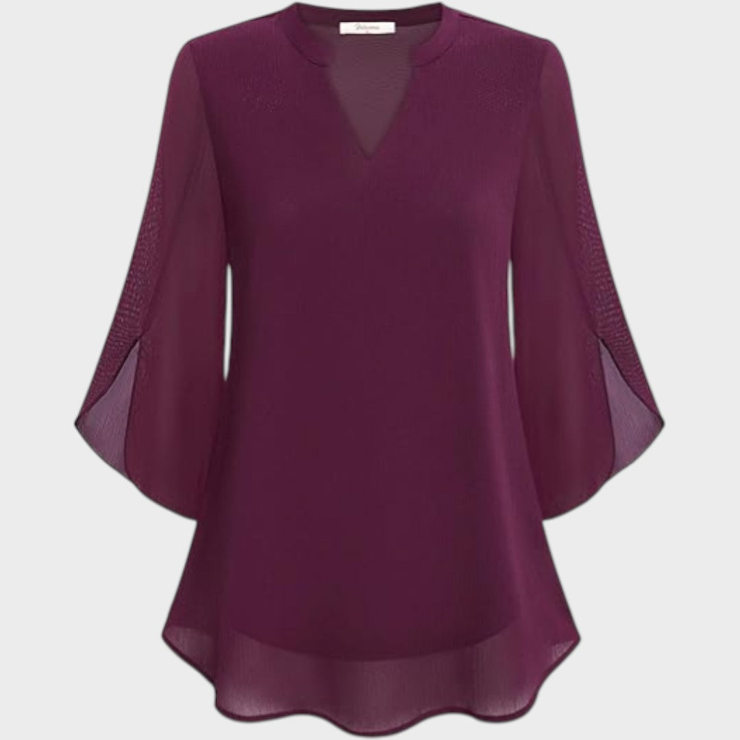 CLAUDIA – BLUSA DE FLUJO ELEGANTE