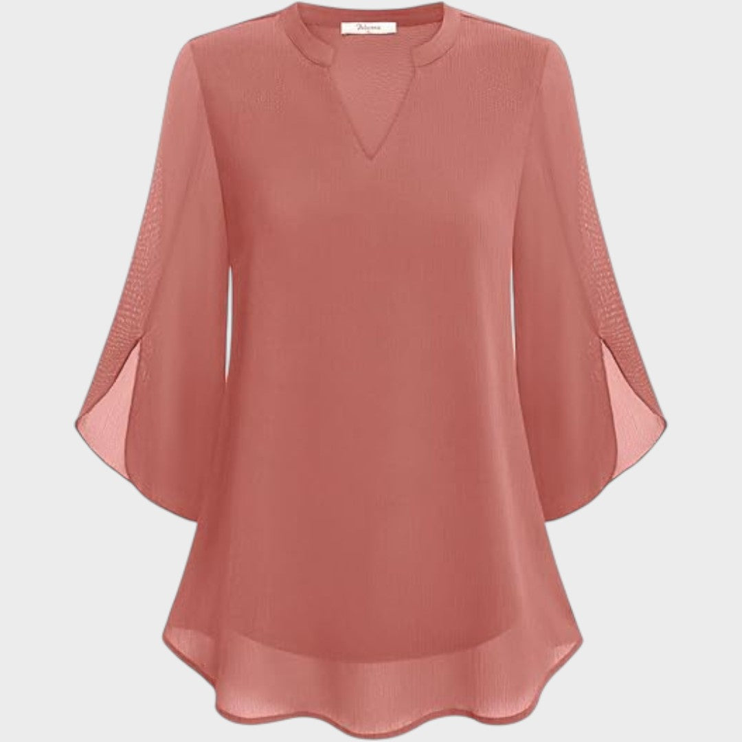 CLAUDIA – BLUSA DE FLUJO ELEGANTE