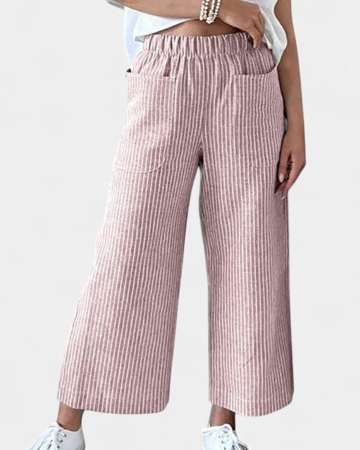 Lumiere Pantalones Livianos de Corte Relajado