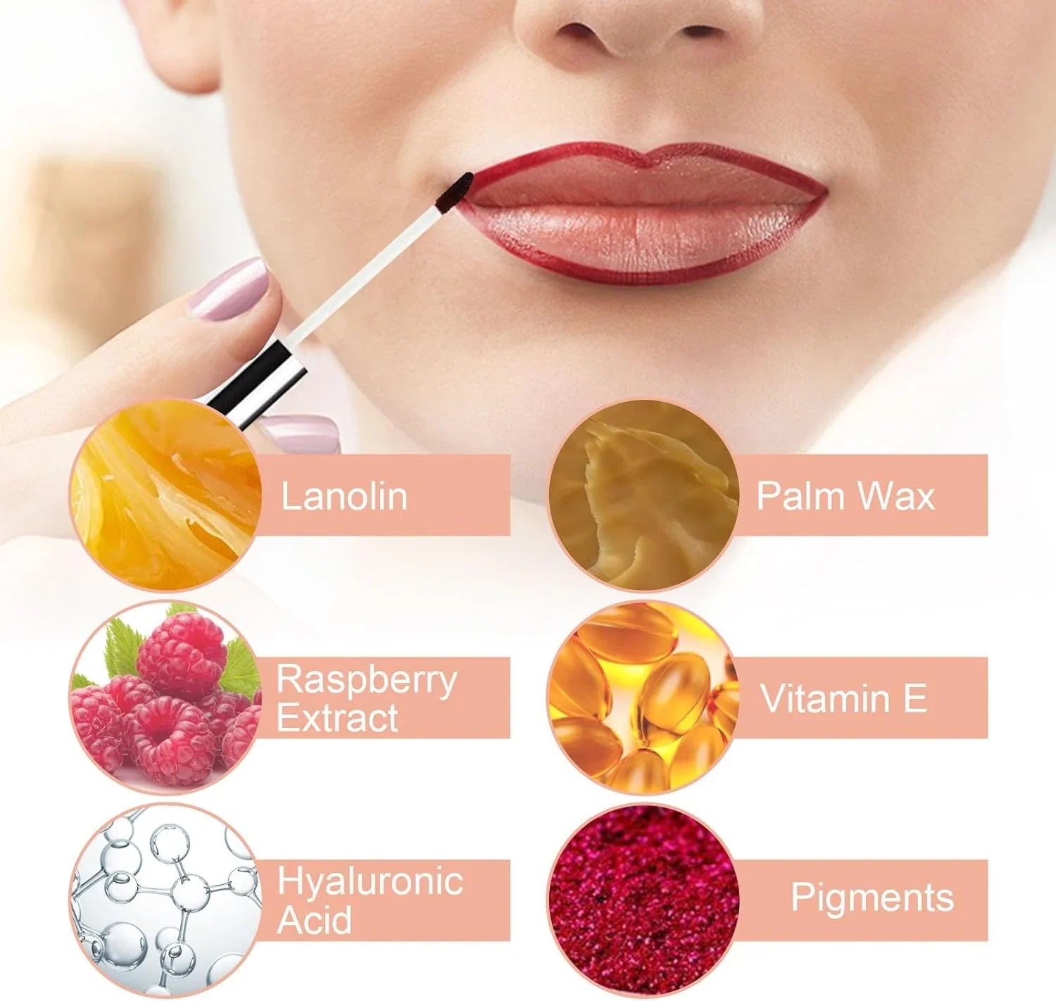 Tinte Labial Peel Off – Set de 3 Colores WOW + Aceite Labial Hidratante de Regalo + Pinza de Moda Incluida | Efecto Tattoo a Prueba de Besos
