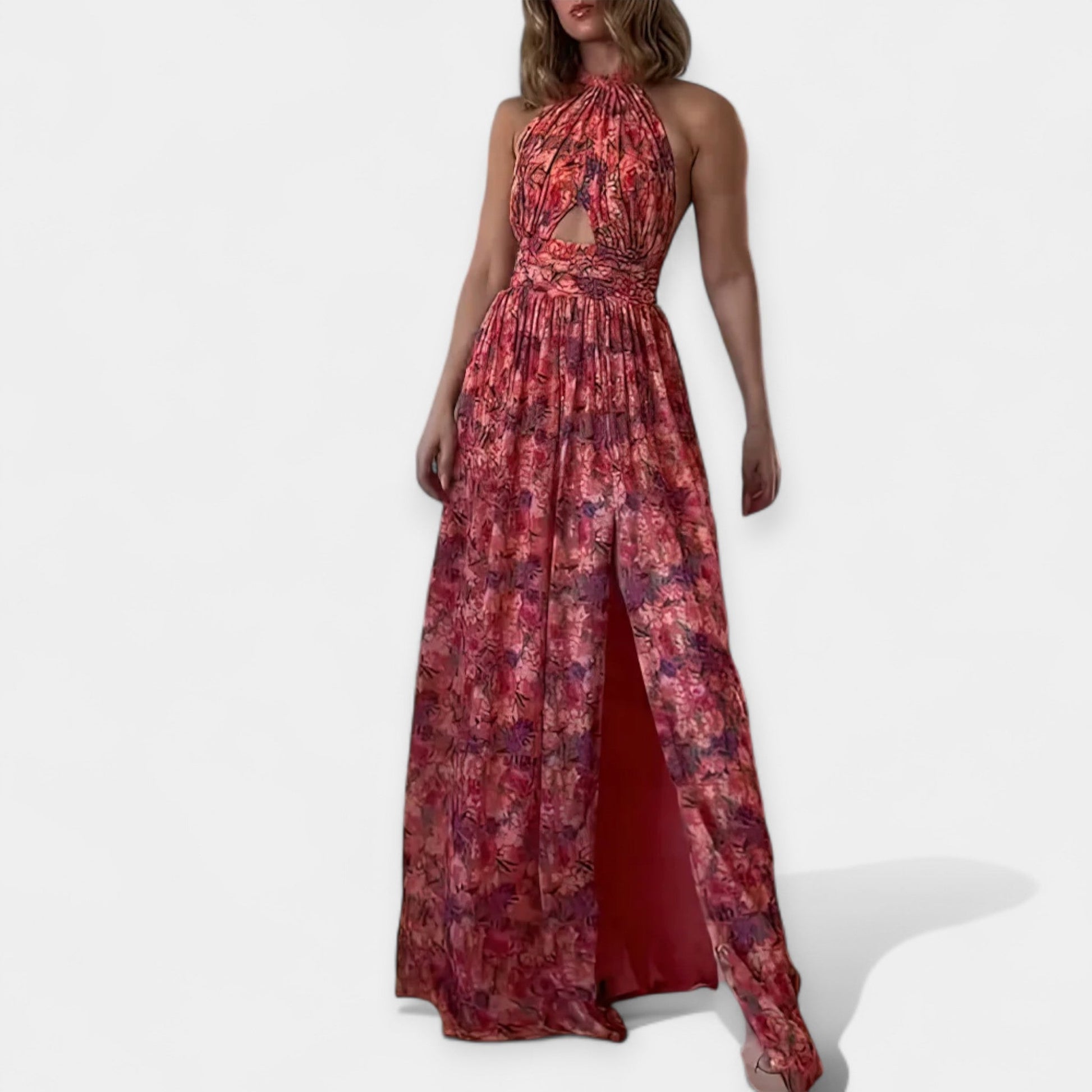 Vestido Maxi con Espalda Descubierta y Estilo