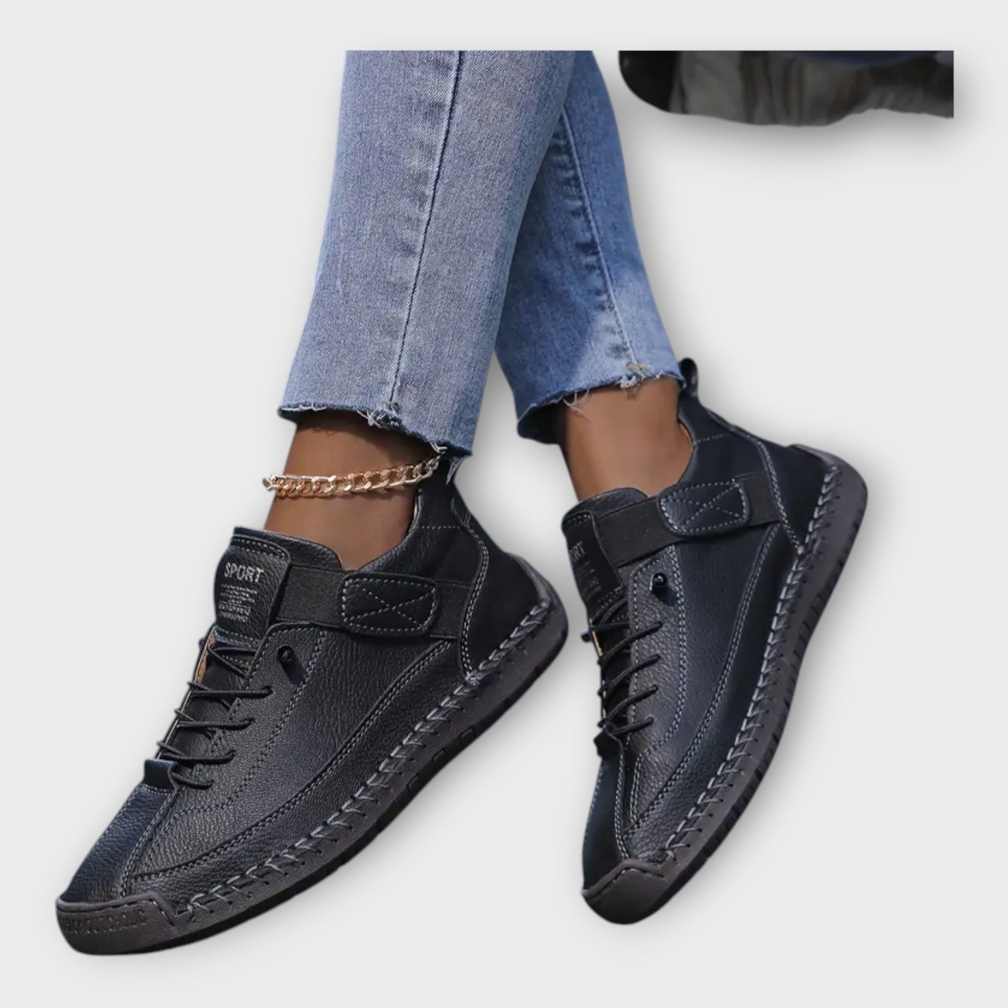 Zapatos Deportivos de Cuero