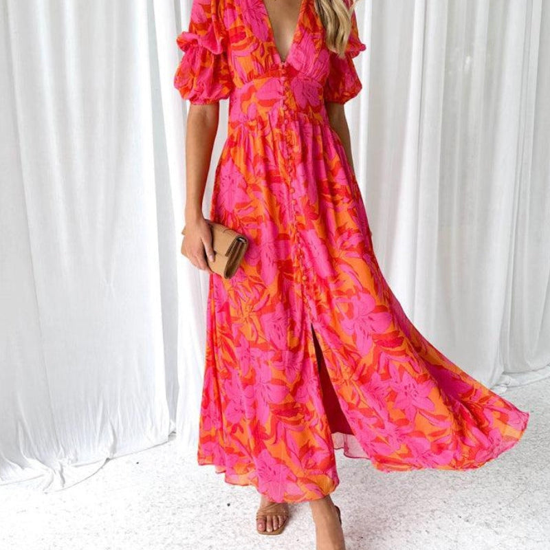 Skylar – Vestido Impreso Fluido