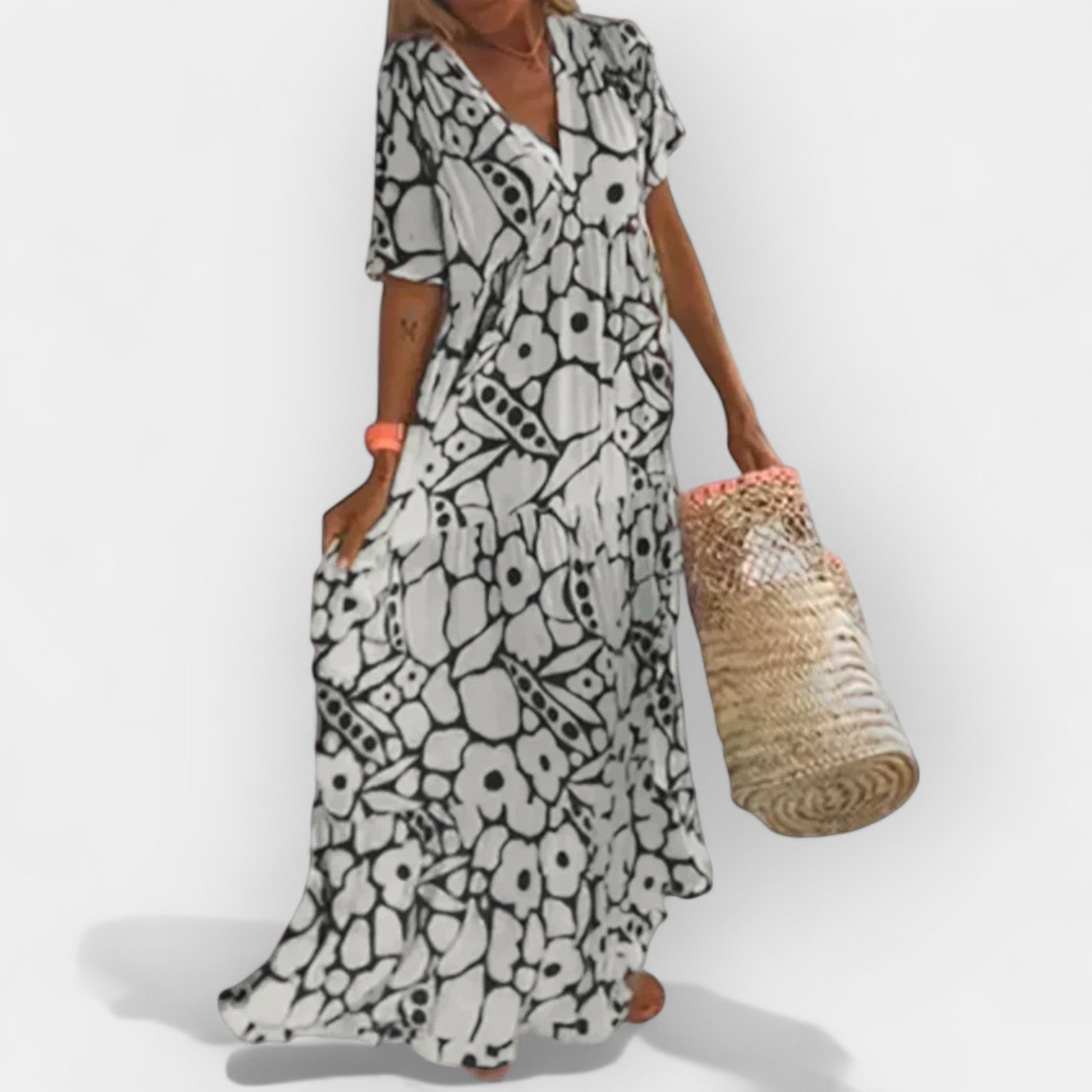 Vestido de Verano Aireado con Estampado