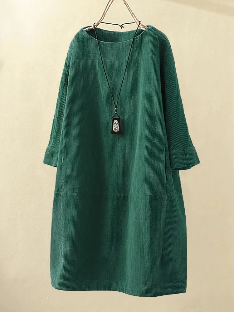No Dualidad | Vestido casual vintage de pana