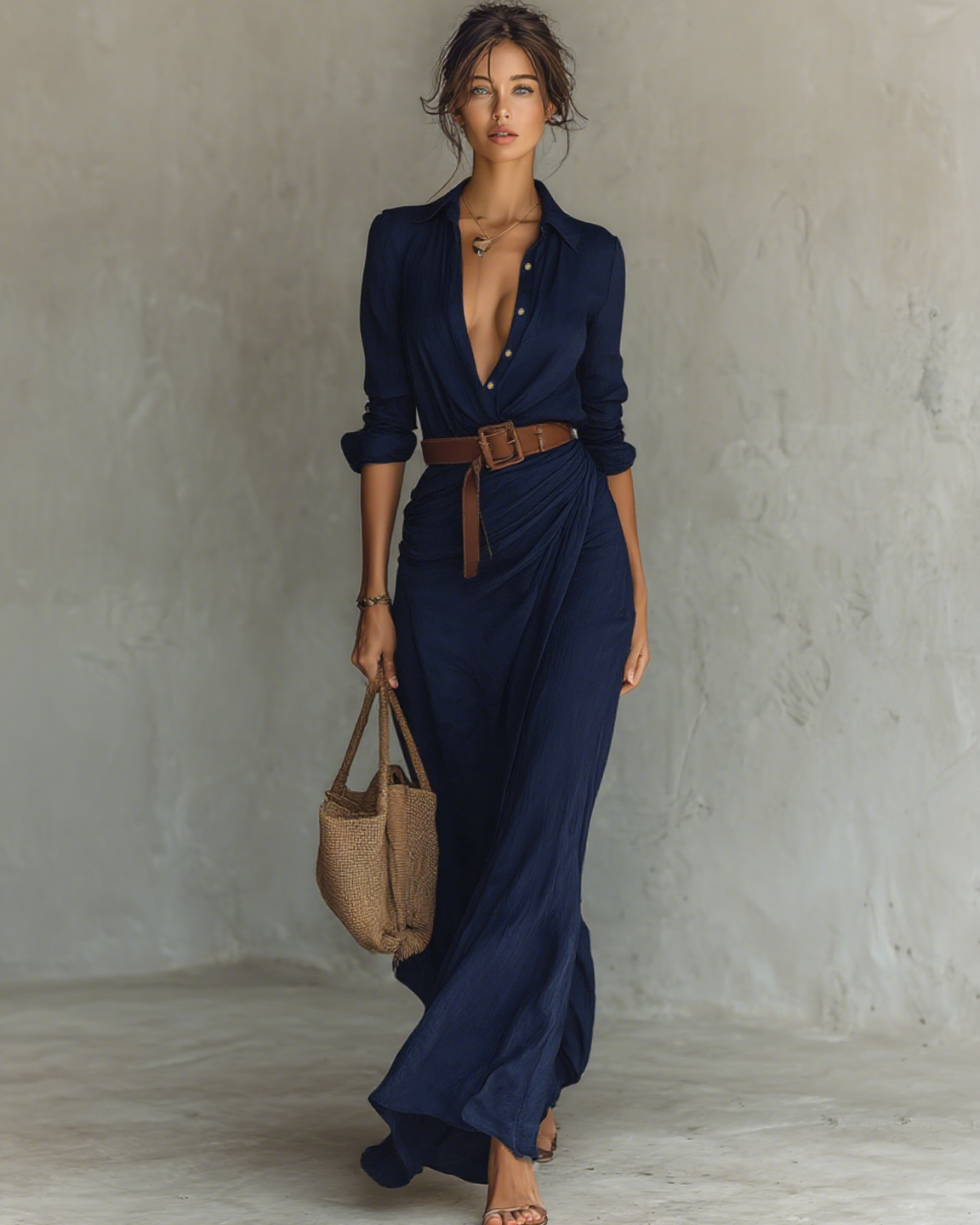 APHRODITE - EL VESTIDO MAXI ENCANTADO DE SEDA