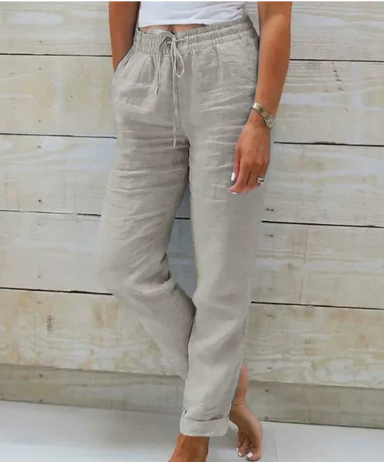 Tamina - Pantalón Casual con Cuerda Ajustable