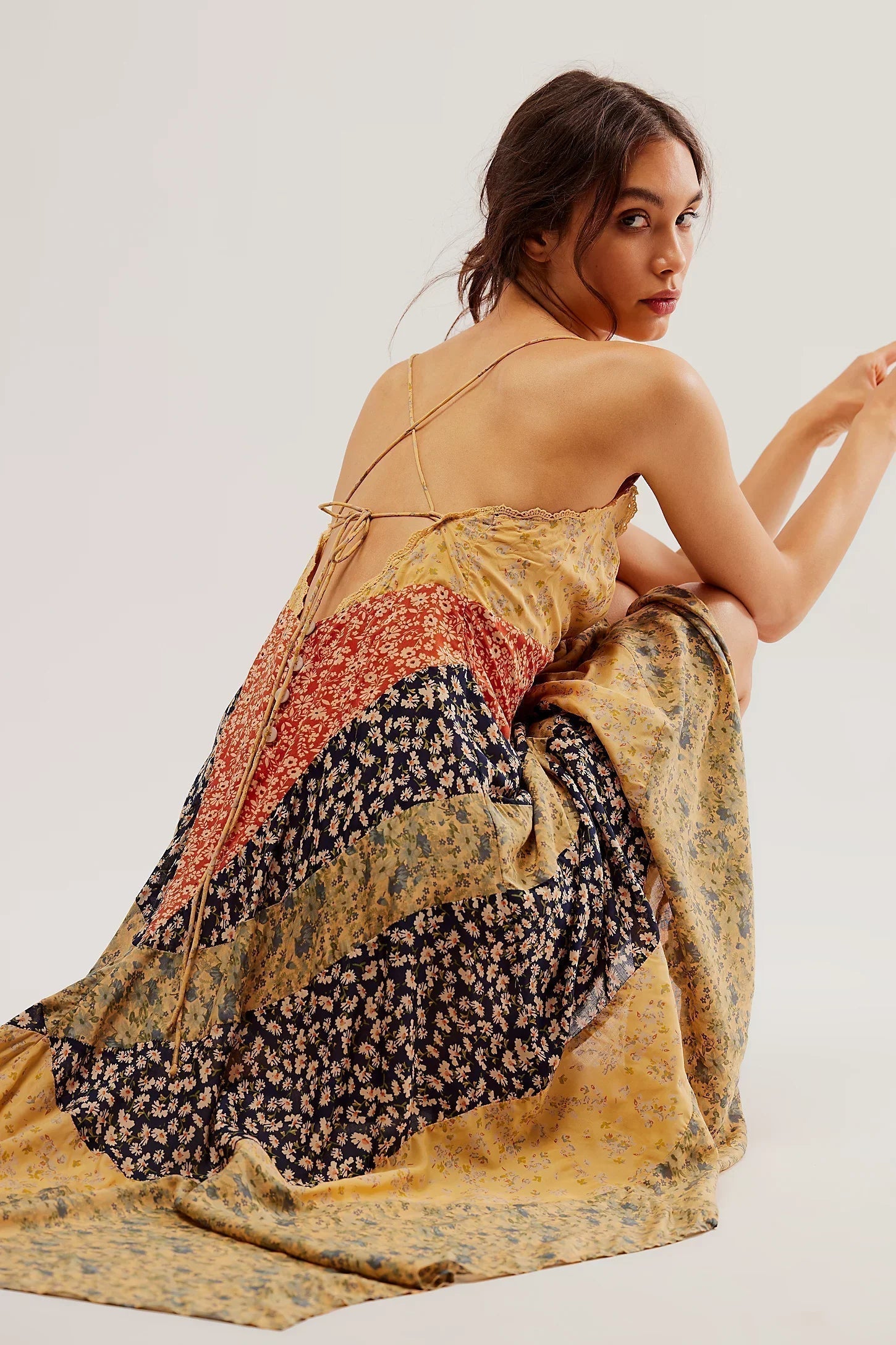 Vestido Maxi En Las Flores