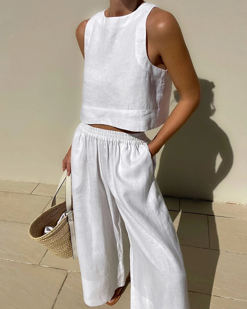 Cherra™ - Conjunto Casual de Dos Piezas Elegante