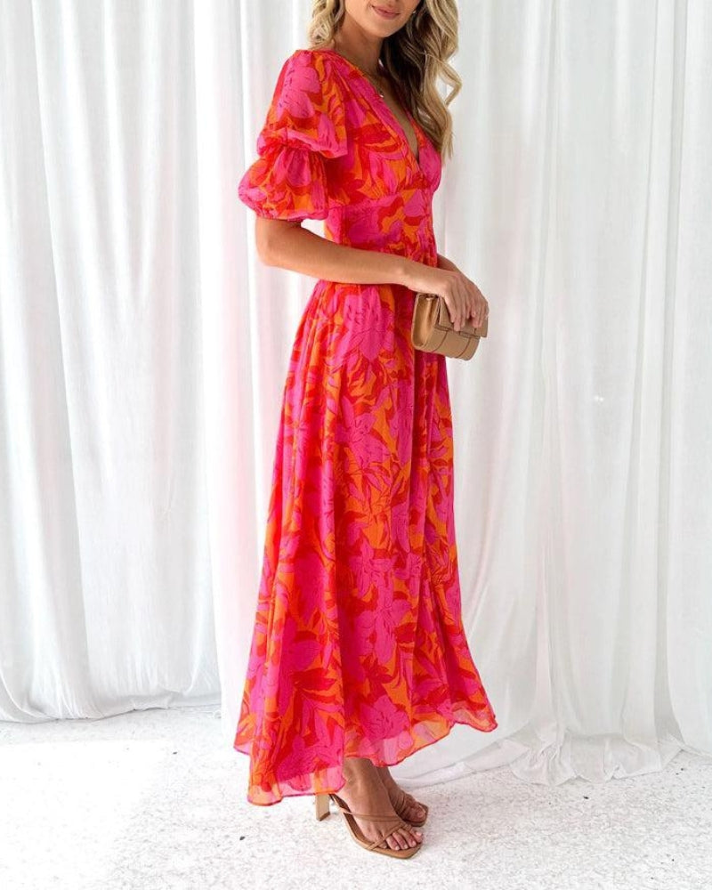 Skylar – Vestido Impreso Fluido