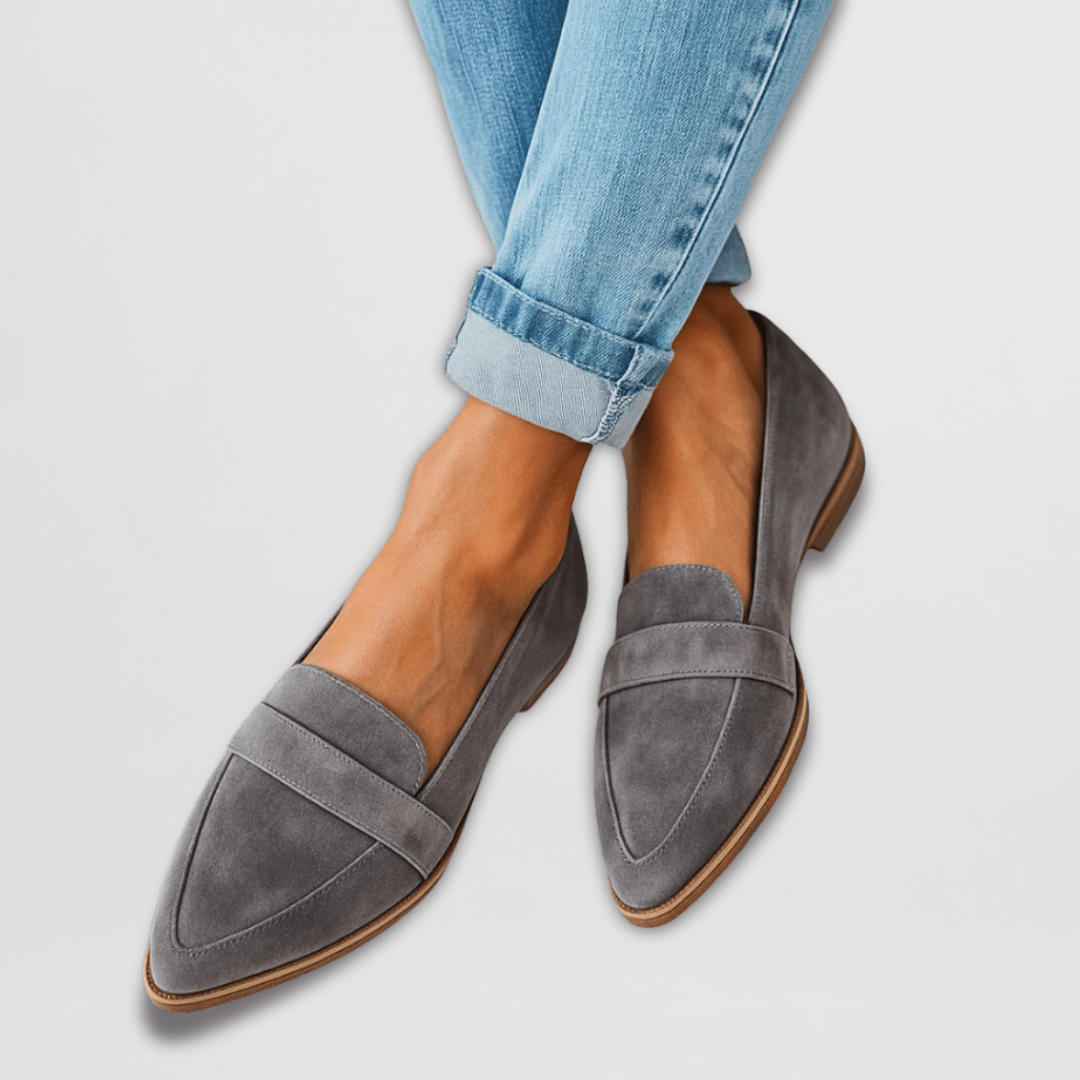 Helena | Slippers ortopédicos de ante suave