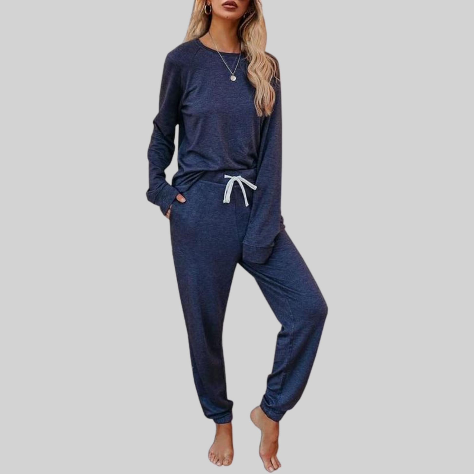 Josie™ - Conjunto Casual de Sudadera y Pantalones Largos