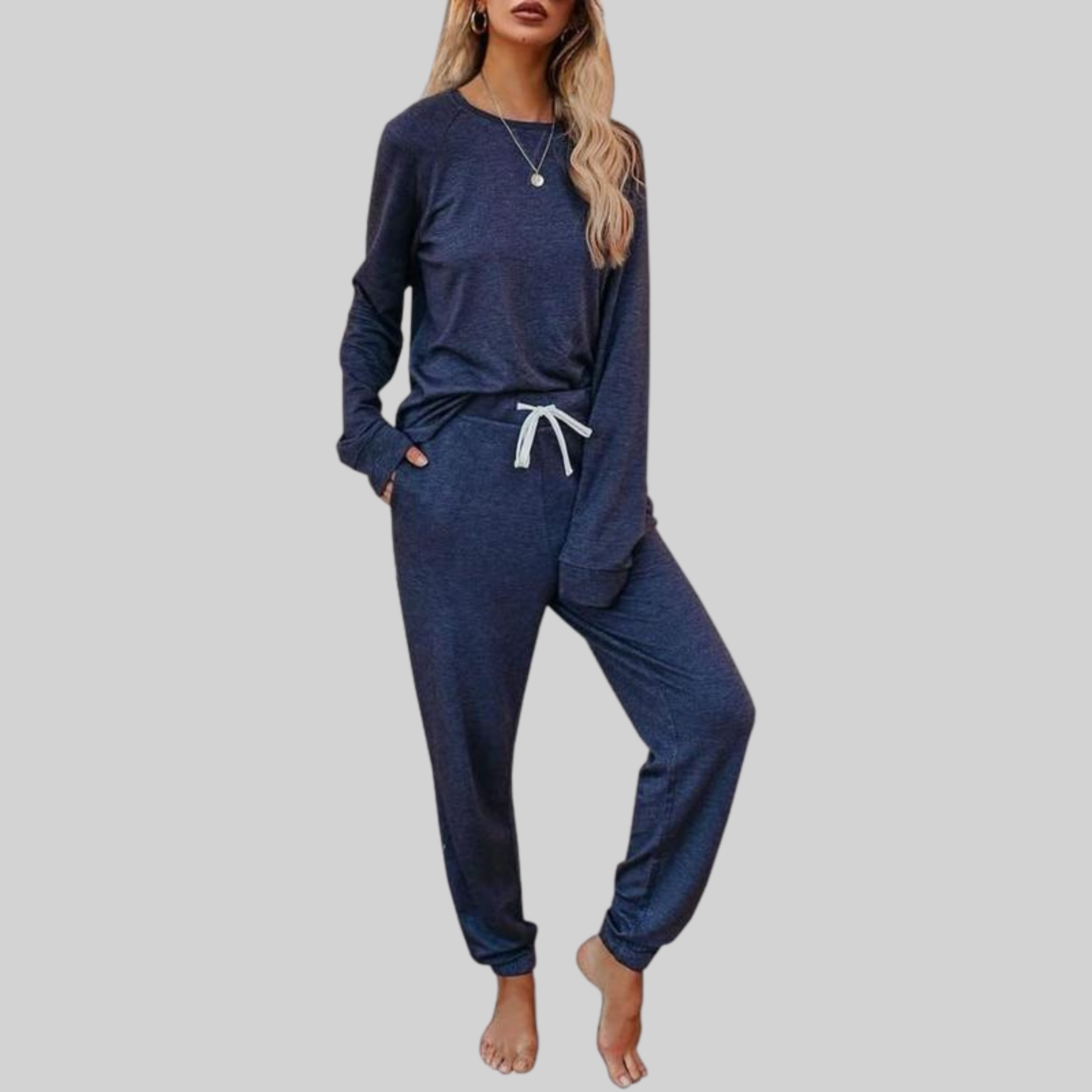 Josie™ - Conjunto Casual de Sudadera y Pantalones Largos