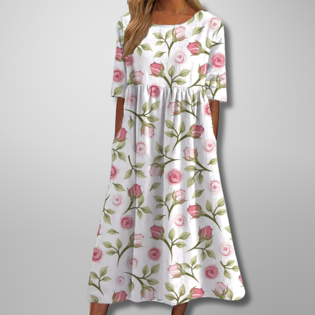 Lily | Vestido Floral Suelto y Cómodo