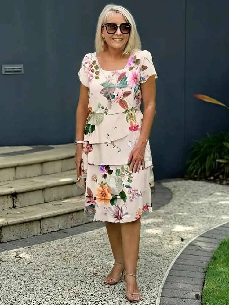 Emilie | Vestido Floral en Capas