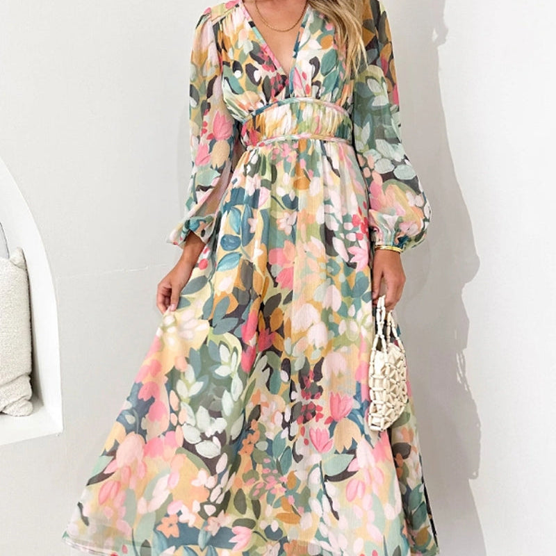 Lote | Vestido Floral Elegante