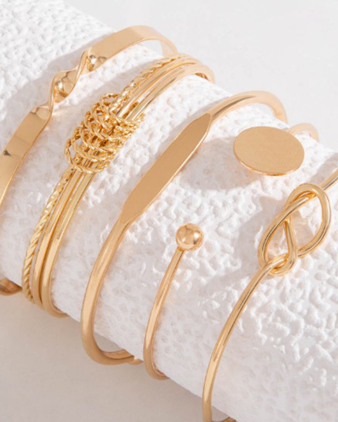 Pulsera de Cadena Geométrica Abierta