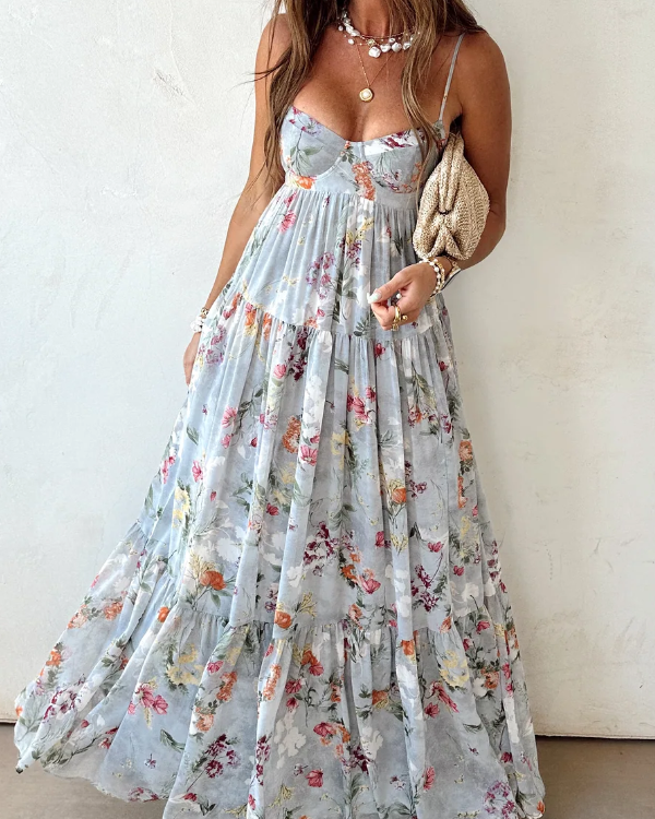 Vestido Maxi Tea Time