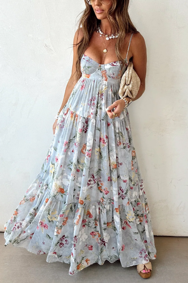 Vestido Maxi Tea Time