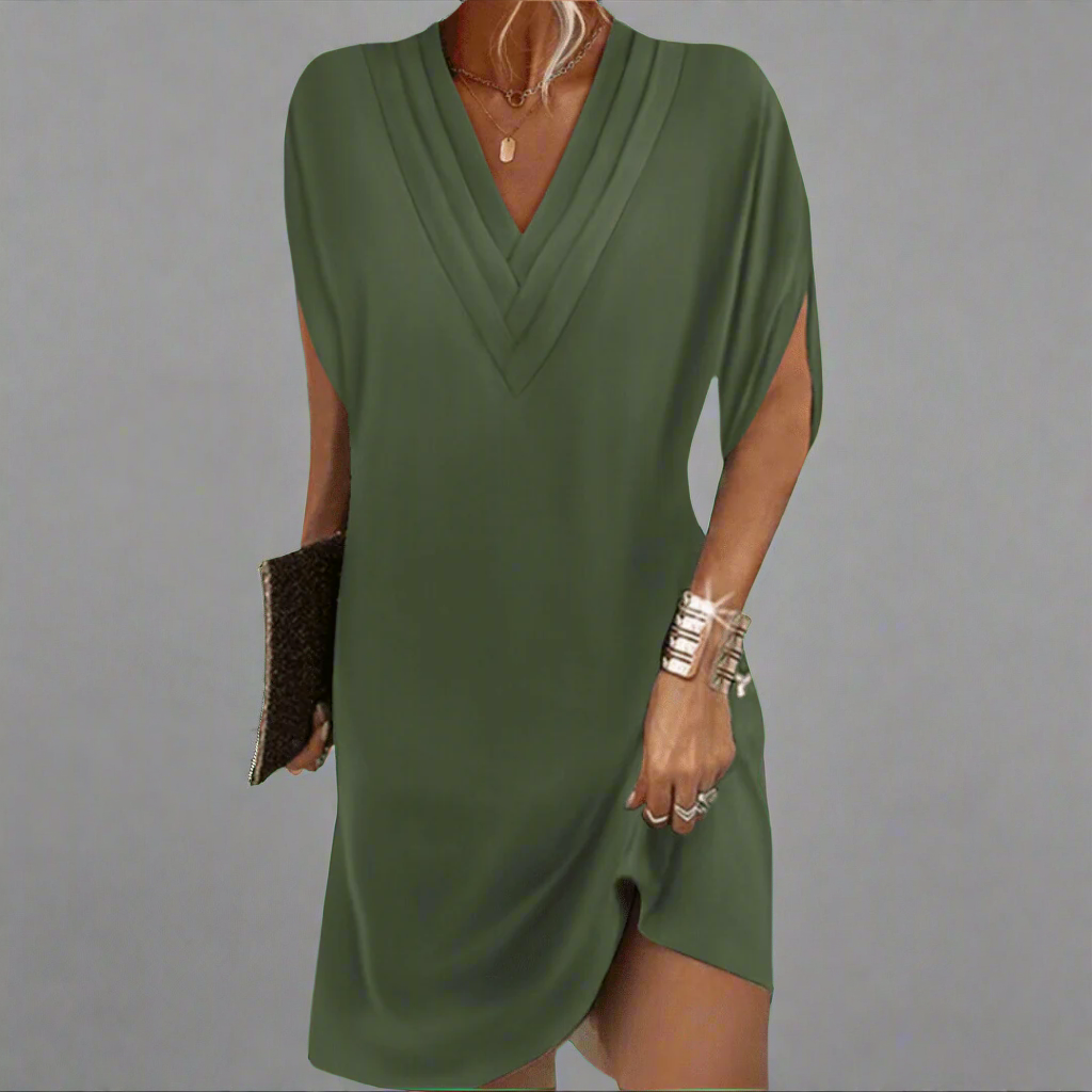 Vestido elegante hecho de una tela exquisita