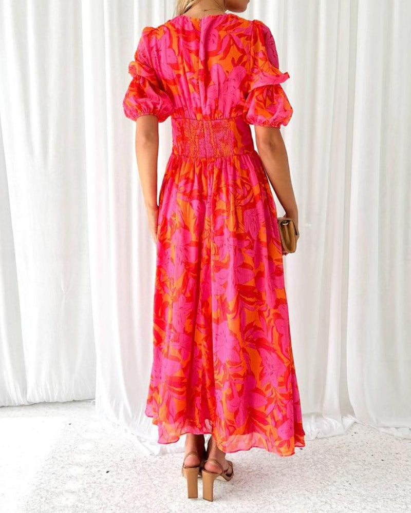 Skylar – Vestido Impreso Fluido