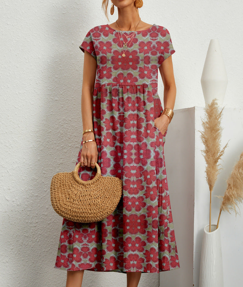 MELINDA - VESTIDO FLORAL DE BELLEZA EN FLOR