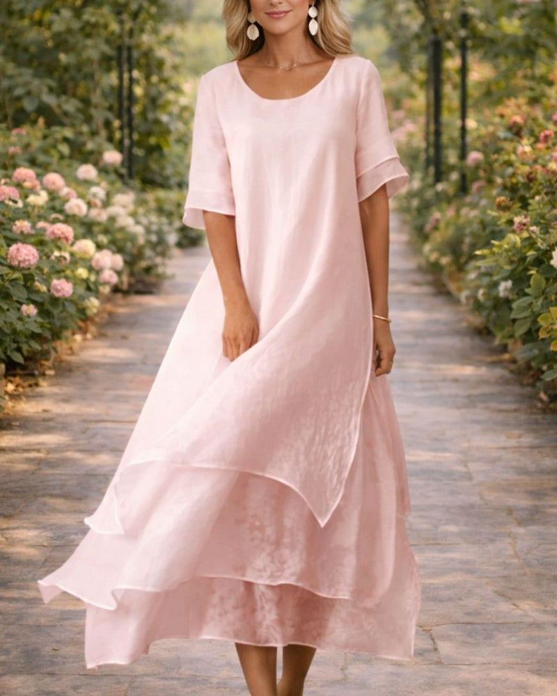 Vestido Maxi Acampanado Aria