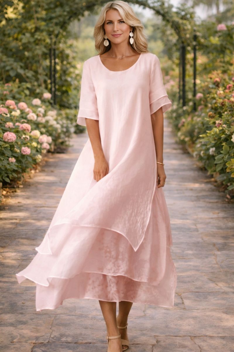 Vestido Maxi Acampanado Aria