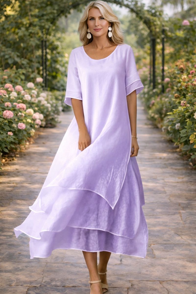 Vestido Maxi Acampanado Aria