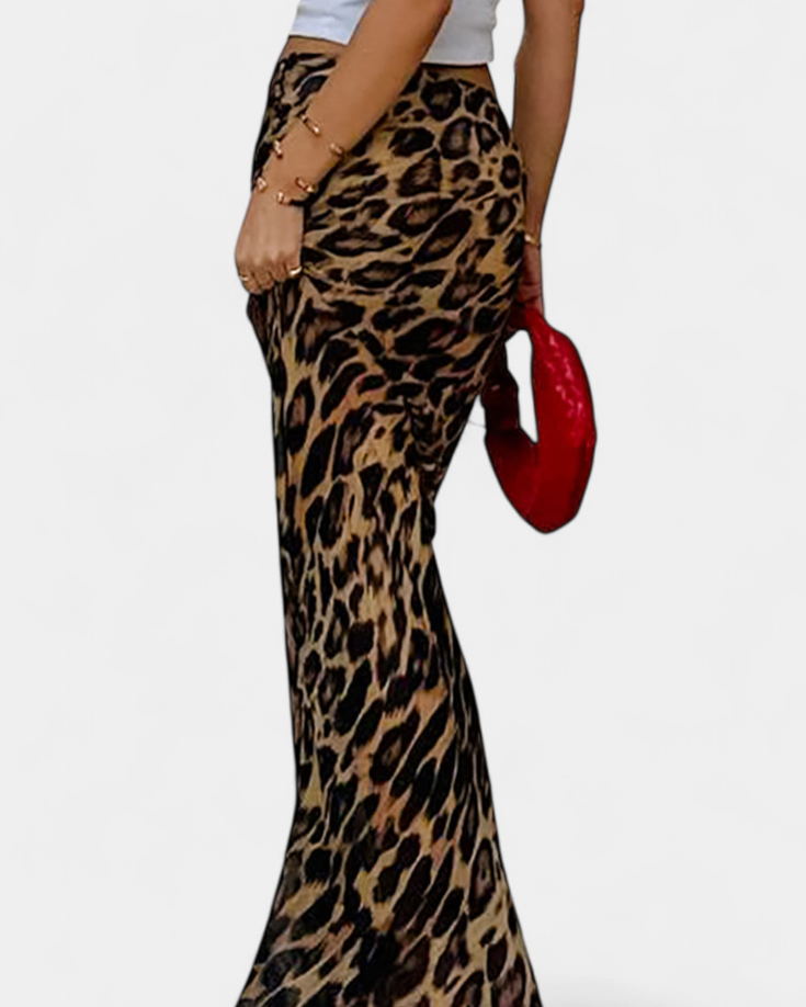 FALDA LARGA ANIMAL PRINT