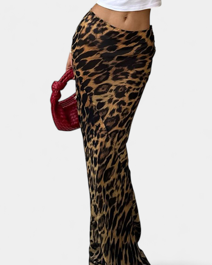FALDA LARGA ANIMAL PRINT