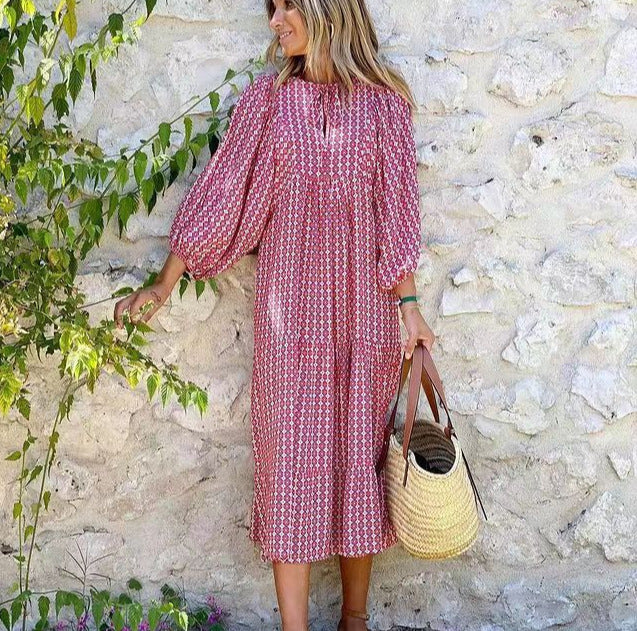 PATSI - VESTIDO CON HOMBROS ABULONADOS