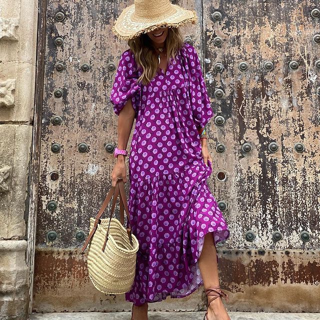 PATSI - VESTIDO CON HOMBROS ABULONADOS