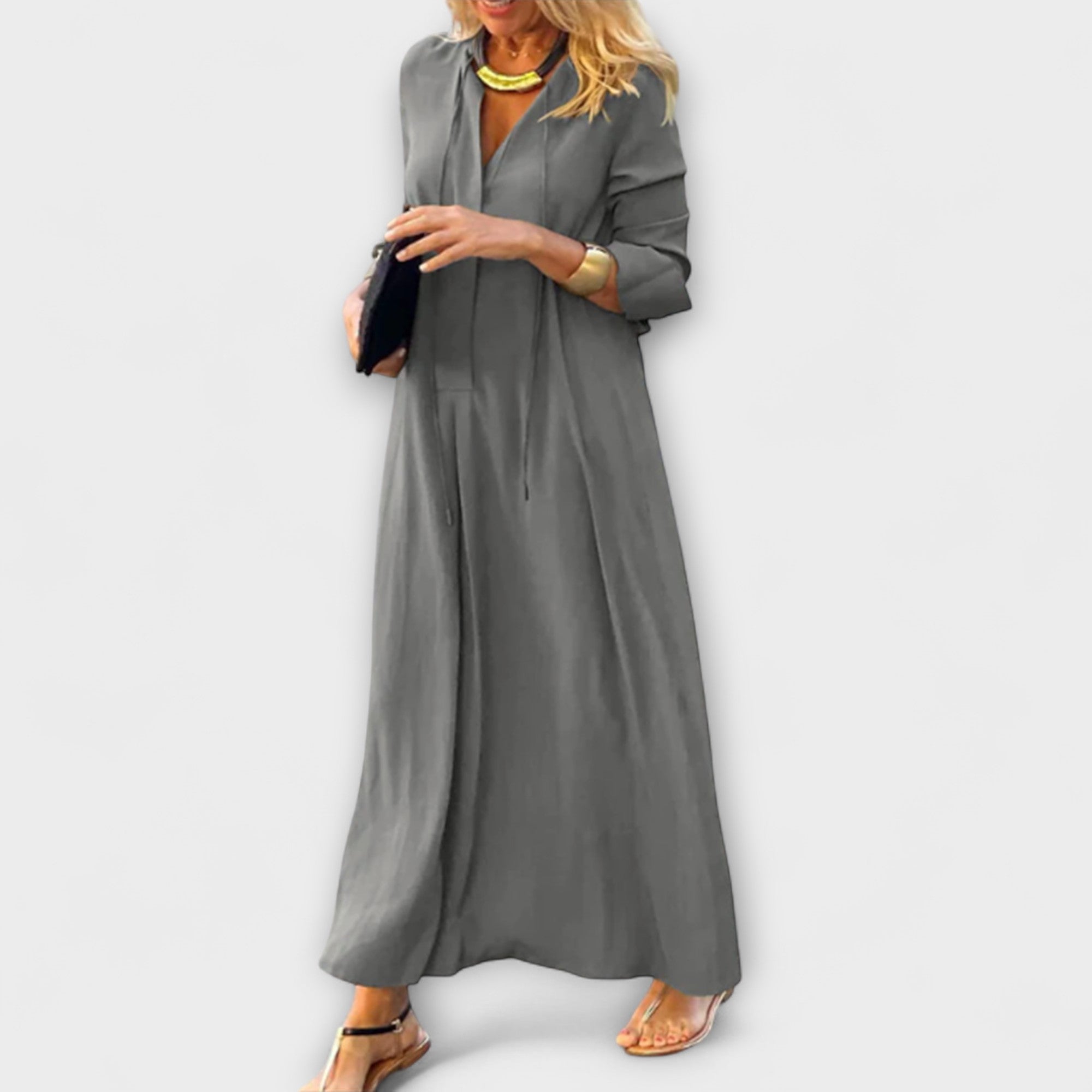Hannalore - Vestido Maxi Cómodo